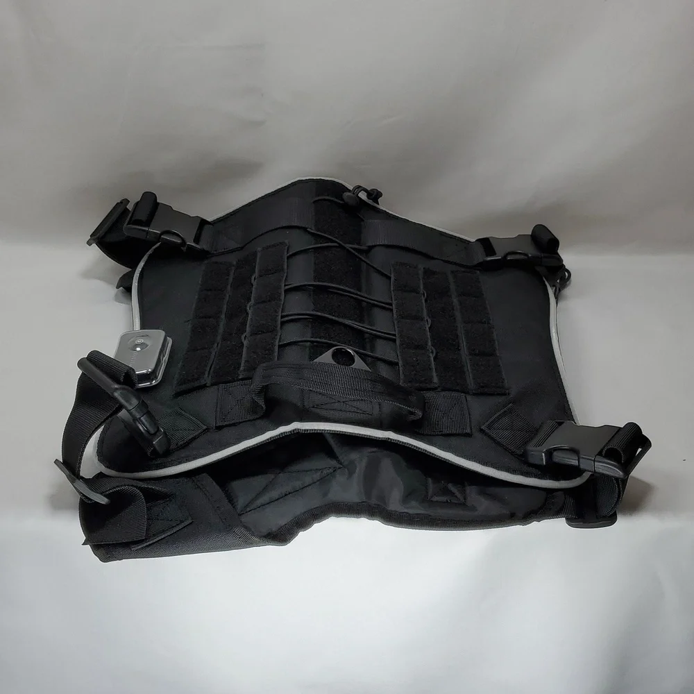 PcEoTllar Tactical Light Up Dog Harness, LED, Flashing Or Solid